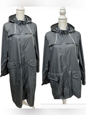Vintage MacJac Women’s Convertible Length Nylon Rain Jacket